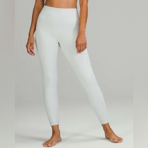 Lululemon Align Leggings Pant 25" Women’s 6 Ocean Air Light Blue Double Lined